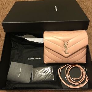 Saint Laurent Monogram Loulou Toy Flap Leather Bag
